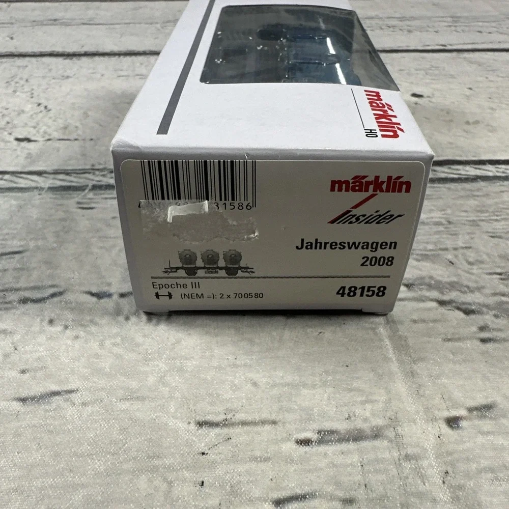 Märklin 48158 H0 Insider Jahreswagen 2008 DB Knorr Container Car NEW O/B